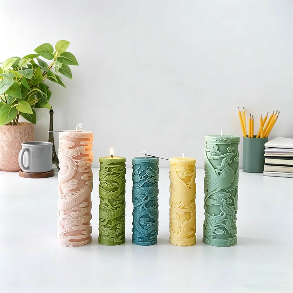 Candle Supplies Phoenix - Smok Feniks Wytłaczanie Cylinder Świeca Silikonowa