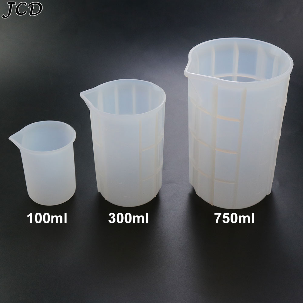 Candle Making Supplies Online - JCD 100ML/300ML/750ML silikonowy kubek pomiarowy ze