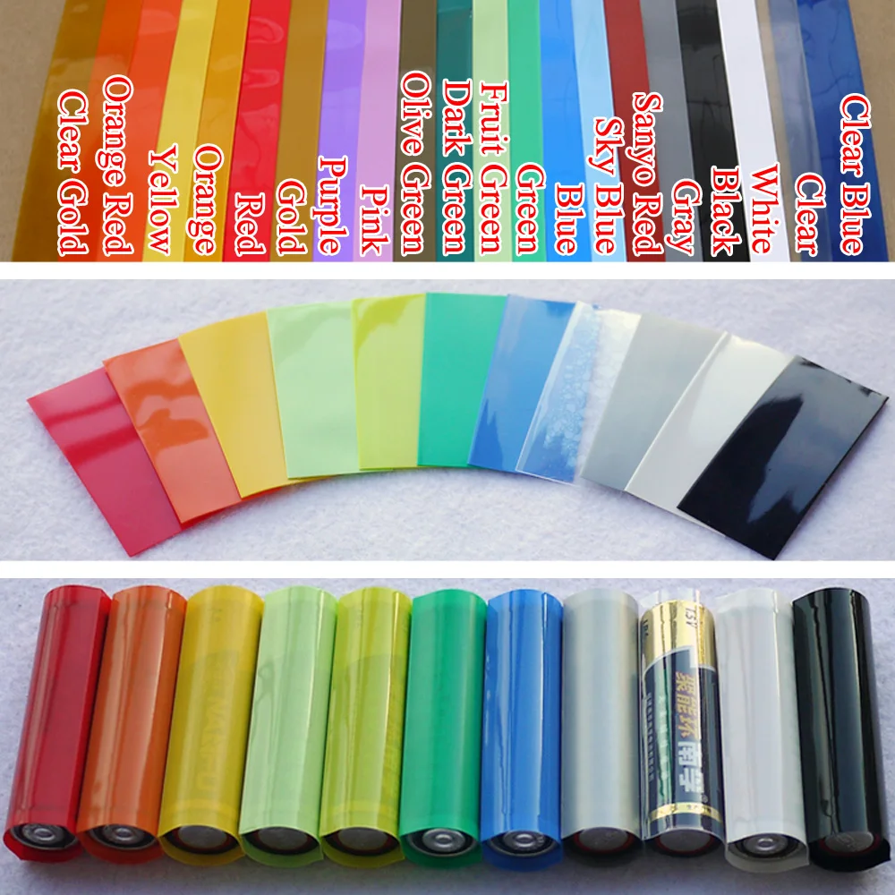Shrink Sleeve Pvc - 25~500 szt. Rurki termokurczliwe PVC do