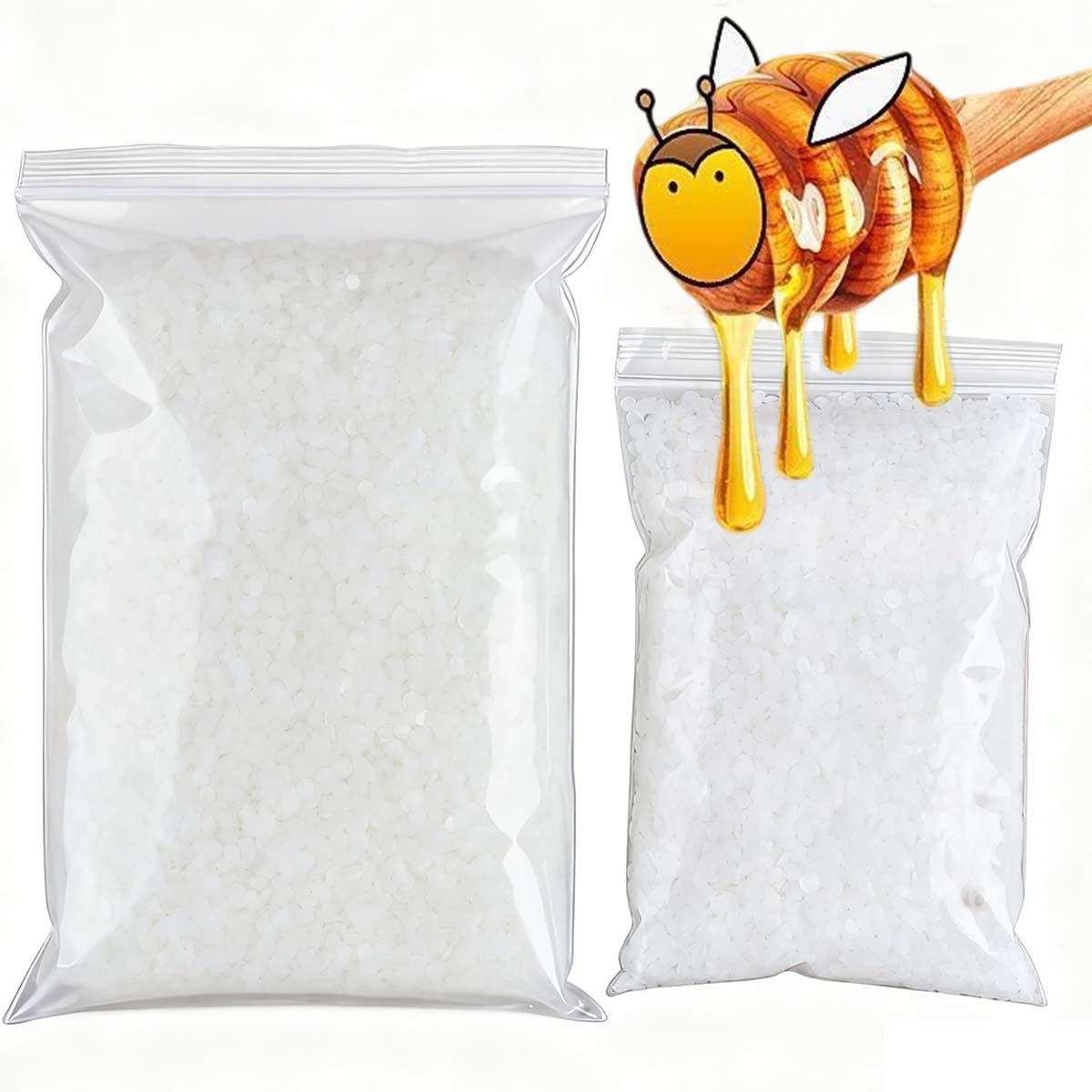 Candle Making Supplies Online - 200g-1000g Biały Wosk Pszczeli Czysty Naturalny