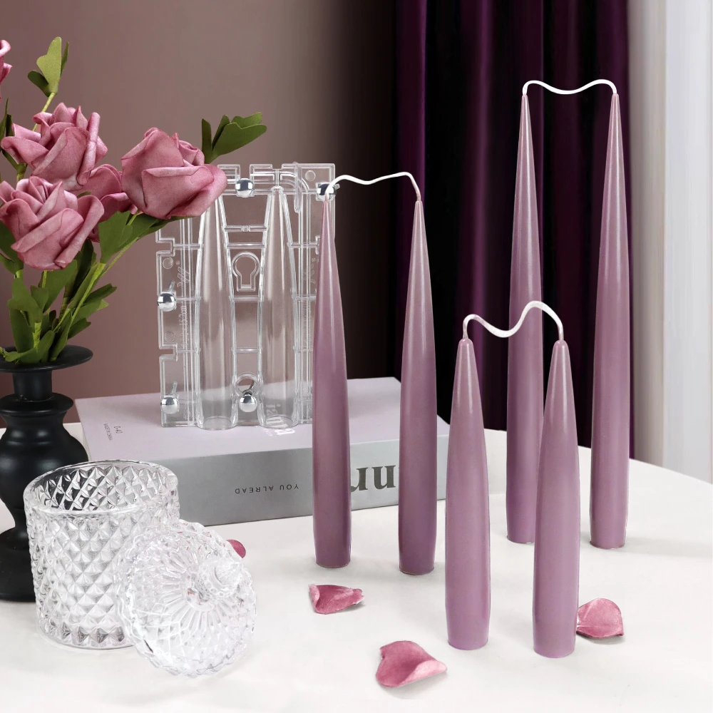 Candle Holder Supplies - Dwupunktowa świeca kolumnowa Forma akrylowa Podłącz
