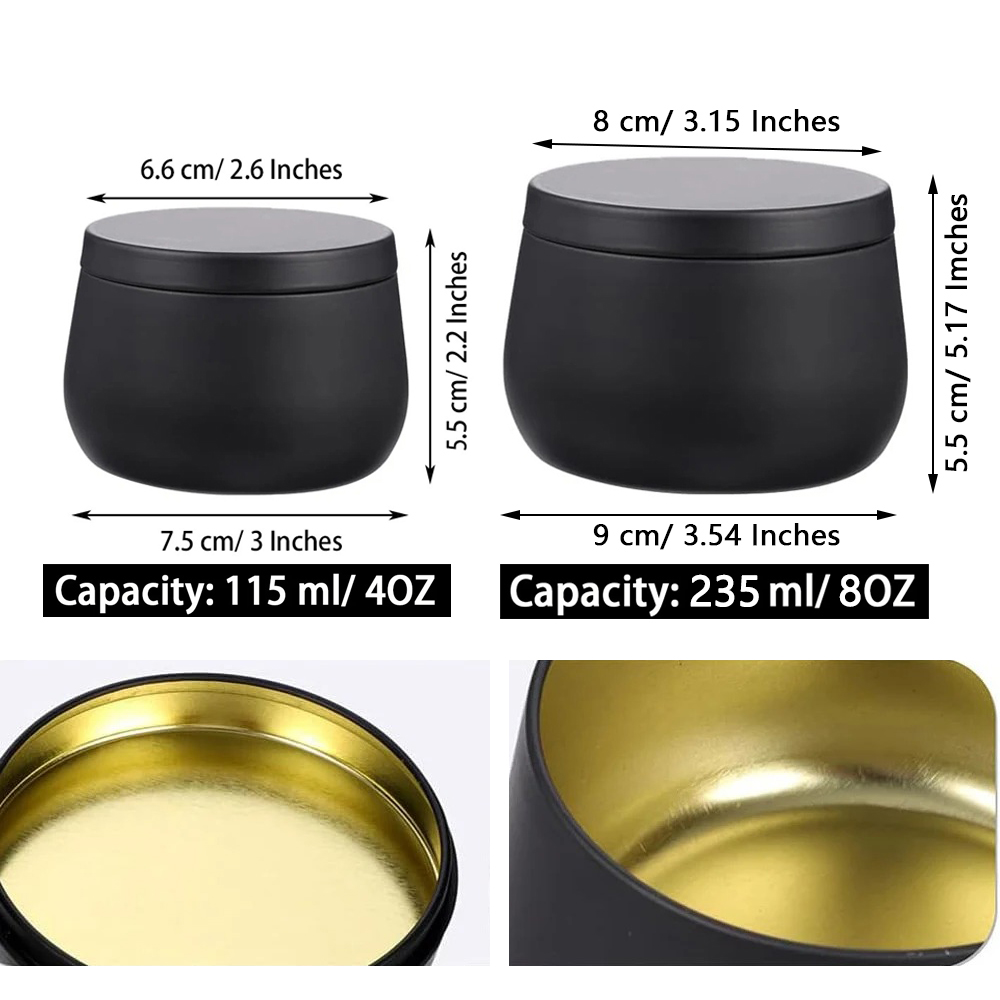 Puste metalowe pojemniki na św – Metal Tin Lid 4Oz recenzja i cena