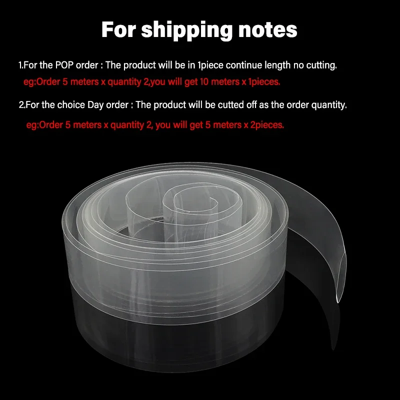 7 ~ 155 mm Przezroczysta rurka – Shrink Sleeve Pvc recenzja i cena