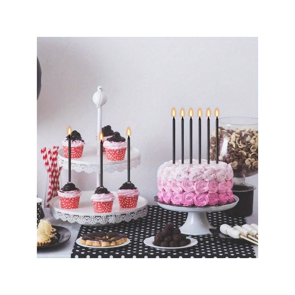 24 sztuki metalicznych świec D – Candle Holder Supplies recenzja i cena
