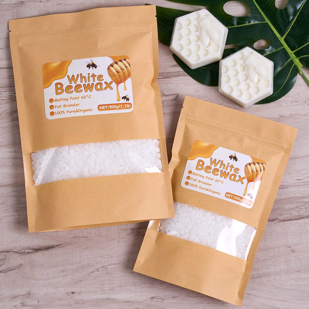 1000g Białego Wosku Pszczelego – Candle Supplies Beeswax recenzja i cena