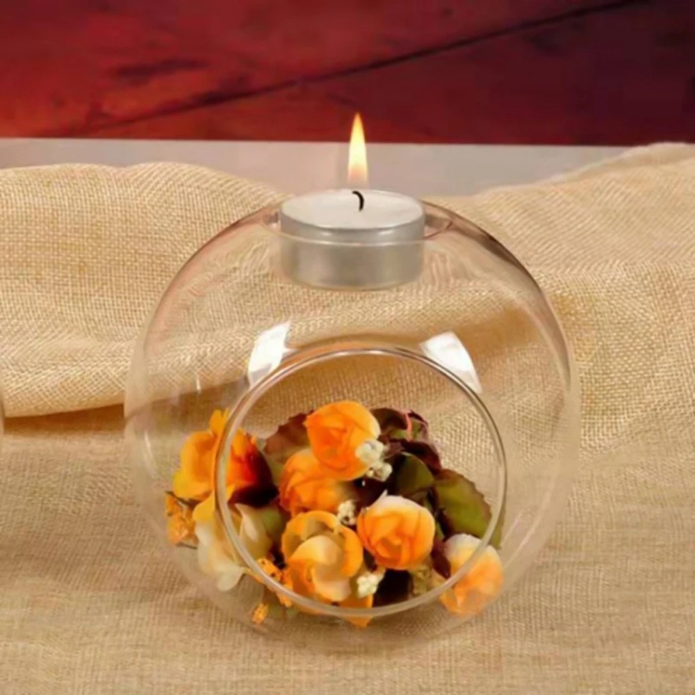 6/12 szt. Szklane Okrągłe Pust – Candle Holder Supplies recenzja i cena