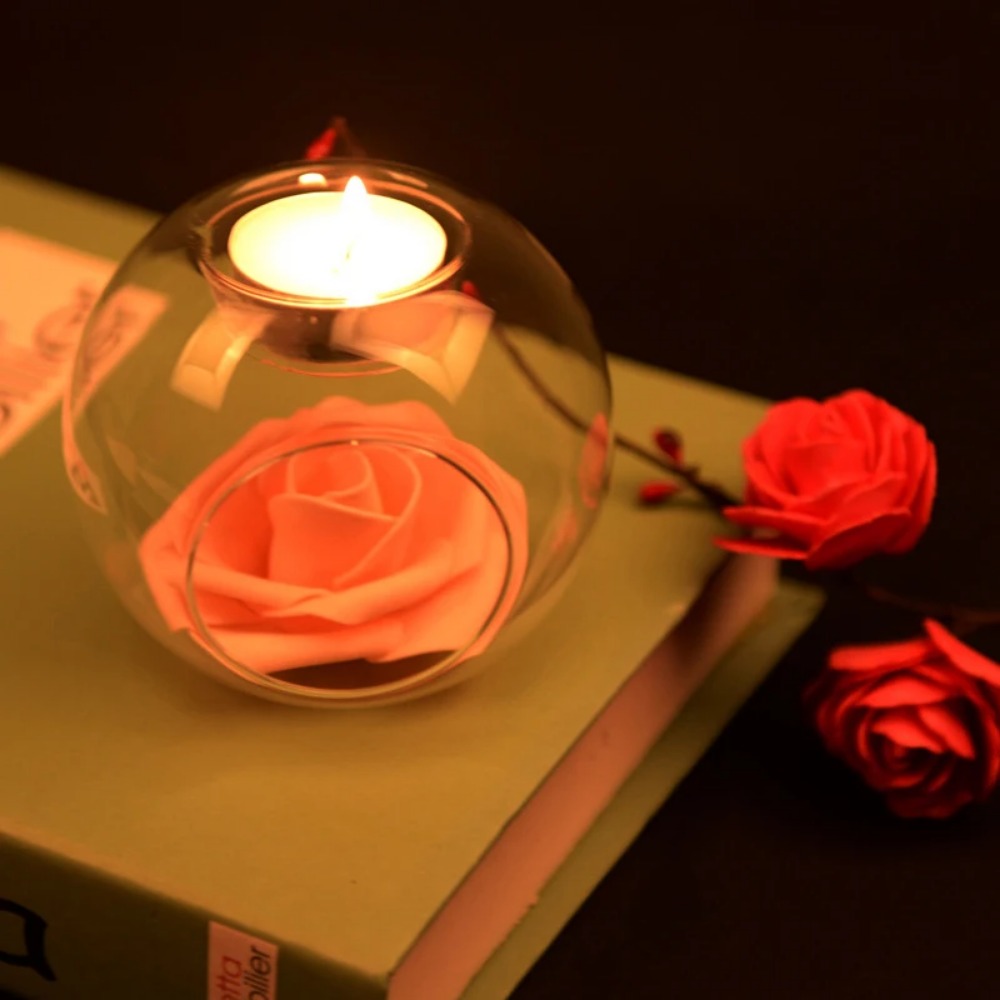 6/12 szt. Szklane Okrągłe Pust – Candle Holder Supplies recenzja i cena
