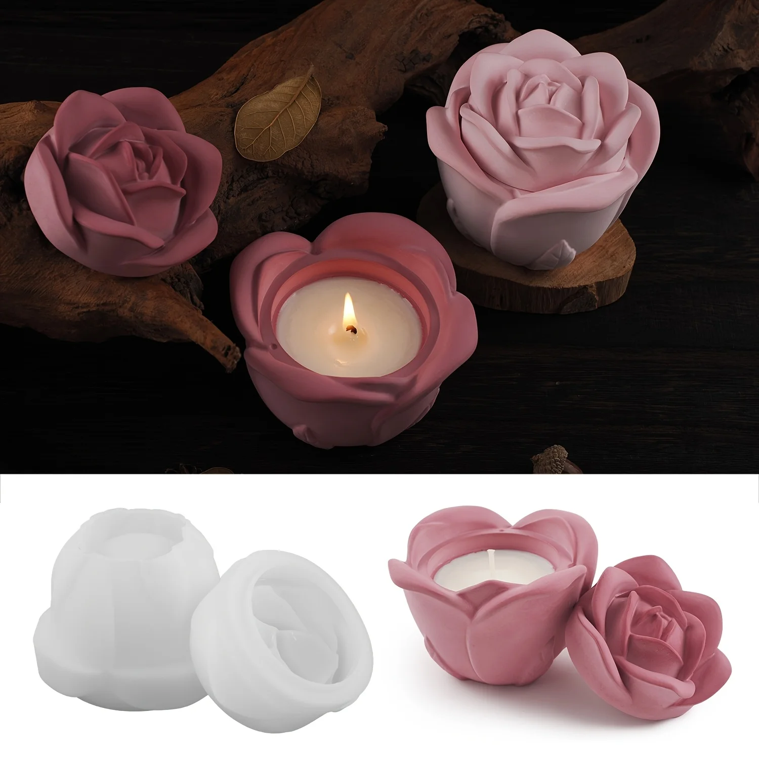 2-częściowy zestaw silikonowyc – Candle Holder Supplies recenzja i cena