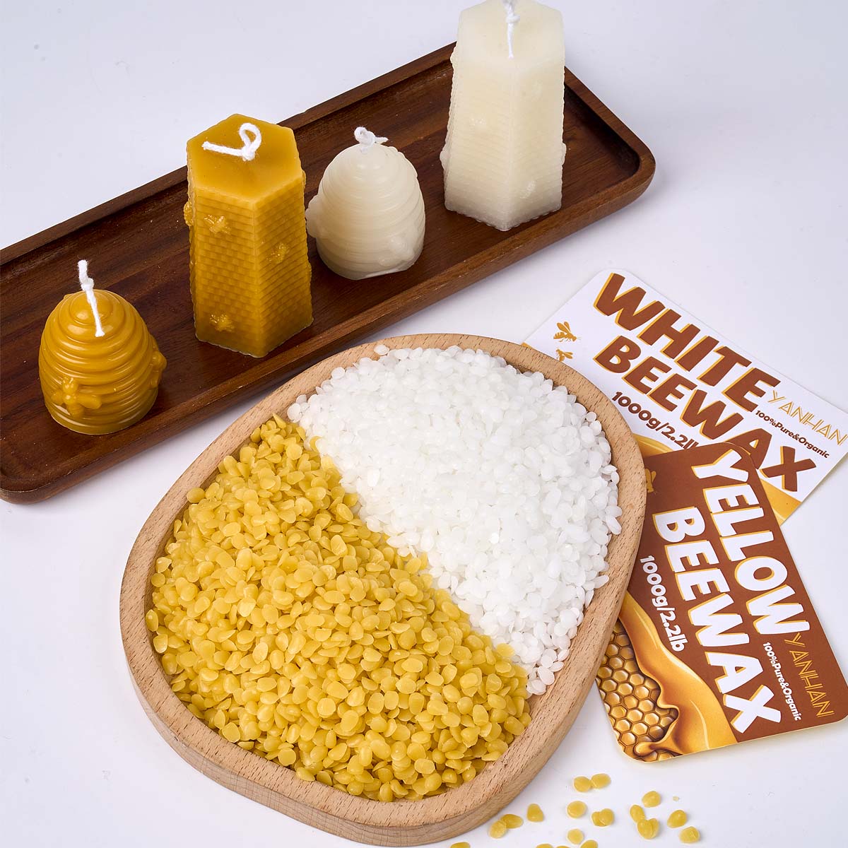 1000g czysty naturalny granulo – Candle Supplies Beeswax recenzja i cena