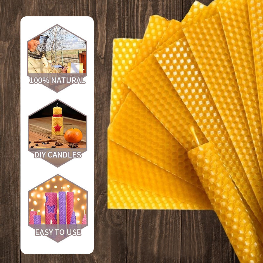 10/20/30 sztuk naturalne arkus – Beeswax Sheet Roll recenzja i cena